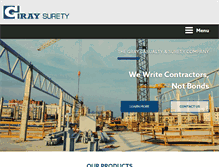 Tablet Screenshot of graysurety.com